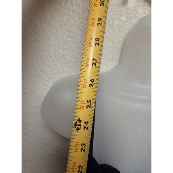 Black Scalloped Cutout One Piece Swimsuit Monokini Bathing Suit - Picture 5 of 6